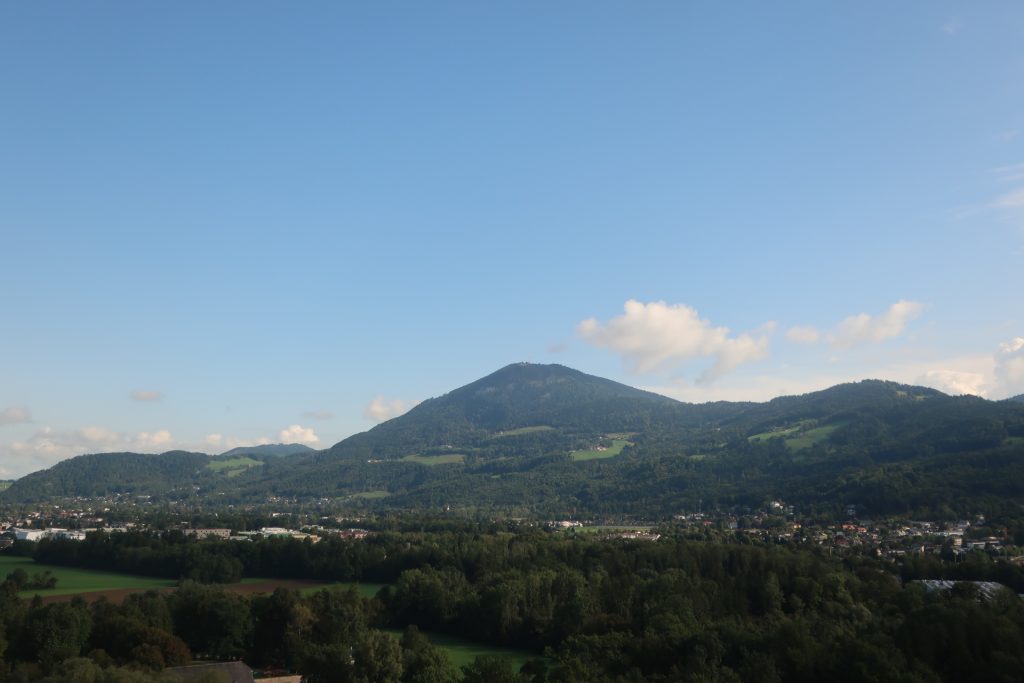 Auablick auf Salzburg Süd und den Gaisberg