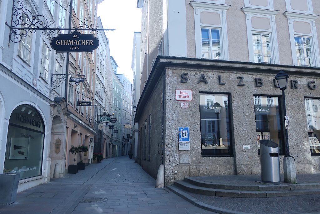 Menschenleere Judengasse